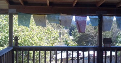 Prayer Flags Greeting the Breeze