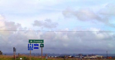 Freedom, Tthat-a-way...